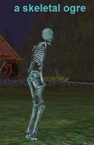 a skeletal ogre